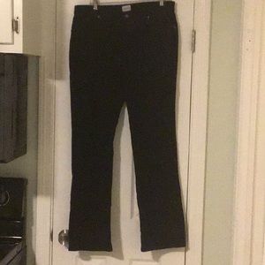 Chico’s Brand Black Corduroy Bootcut Pants size2 Good used condition